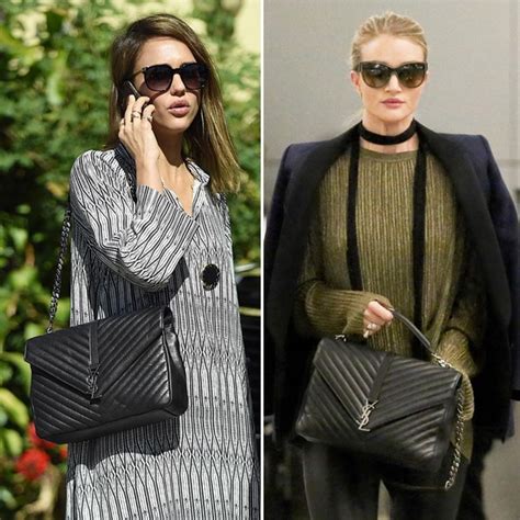 ysl large college bag jessica alba|The Saint Laurent YSL College Bag Thread .